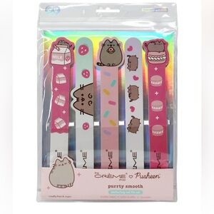 The Crème Shop X Pusheen Purrity Smooth Perfecting Nail File Set, (5 Nail files)